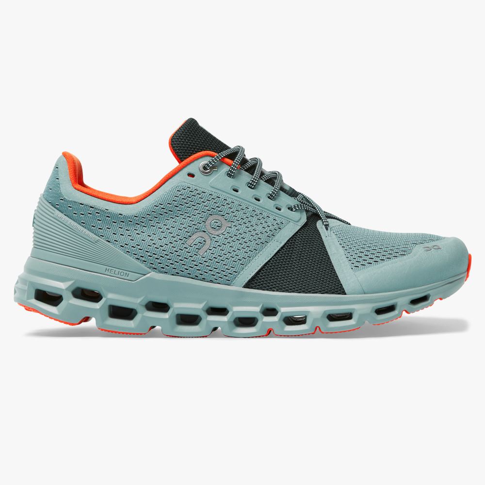 Scarpe Running ON Cloudstratus Uomo Verde Acqua IT 30905